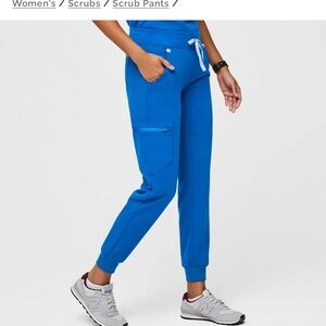 Figs Zamora Jogger Scrub Pants - Royal Blue